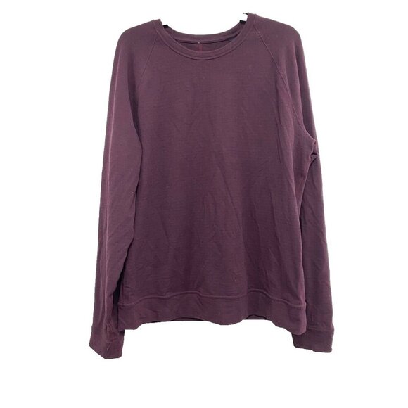 Lululemon Athletica Maroon Long Sleeve Vented Performance Sweatshirt Size XL - Picture 1 of 5